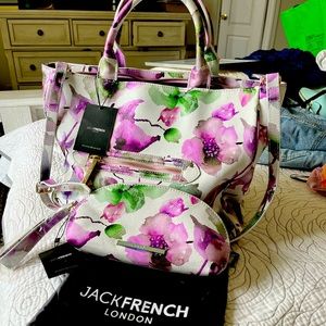 Jack French tote bag with small purse